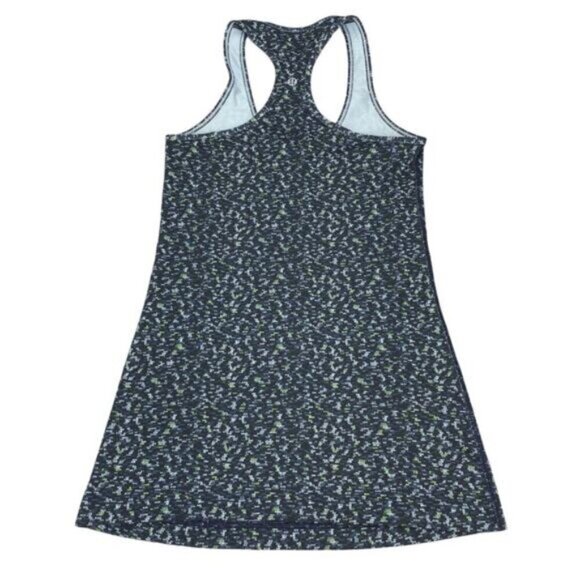 Lululemon Cool Racerback Digi Pixie Caspian Blue Black Womens Size 4 - Picture 6 of 7